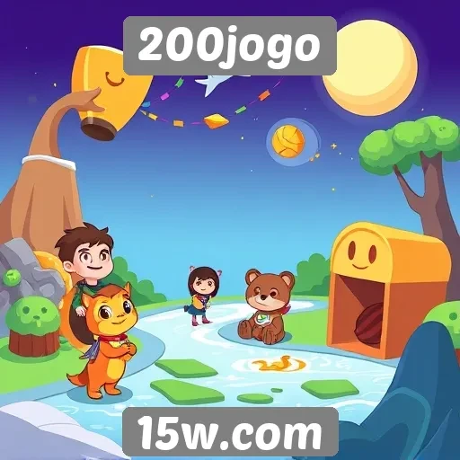 Foco em jogos educativos no site 200jogo