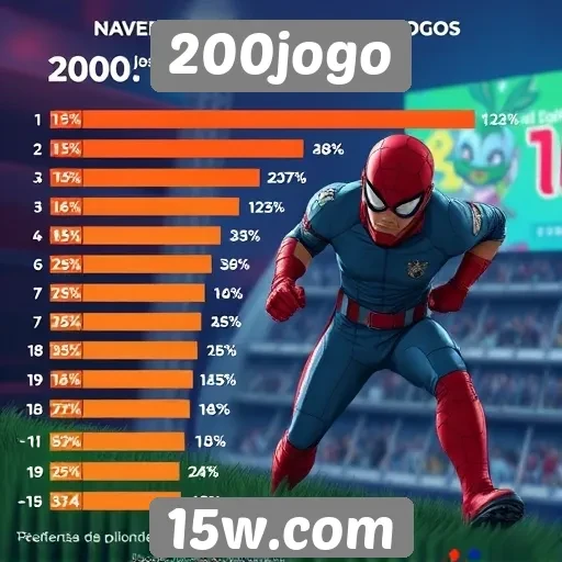 Análise da popularidade dos jogos no site 200jogo
