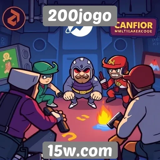 Popularidade crescente de jogos multiplayer em 200jogo