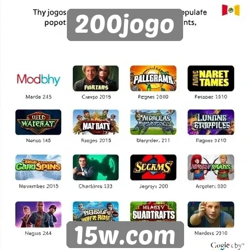 Avaliação da popularidade de jogos online no 200jogo