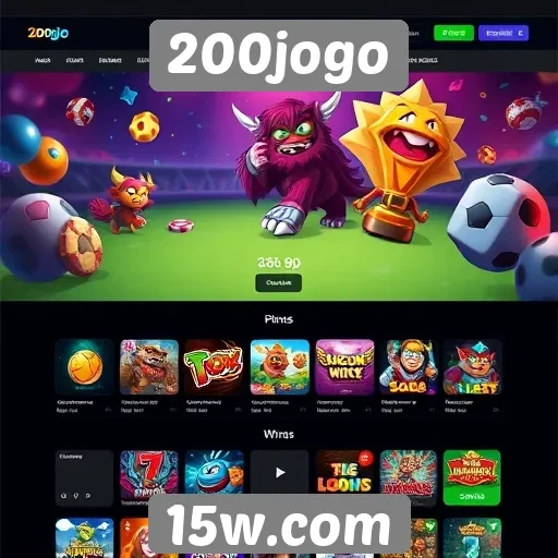 Navegação e usabilidade do site 200jogo