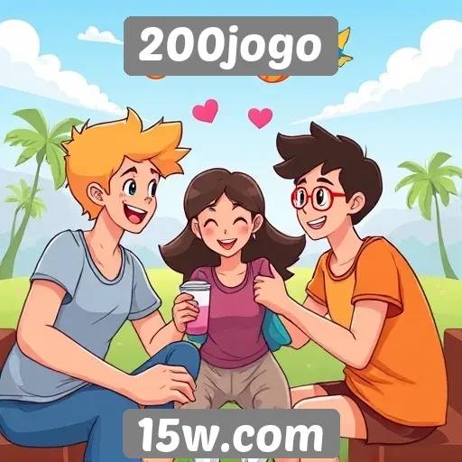 Funções sociais e multiplayer em 200jogo