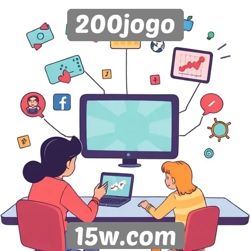 Impacto social dos jogos online no site 200jogo