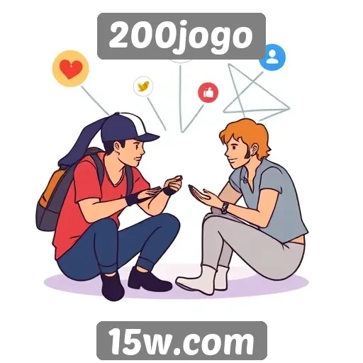 Integração de redes sociais no 200jogo